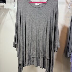 Gray Women's Top - shawl